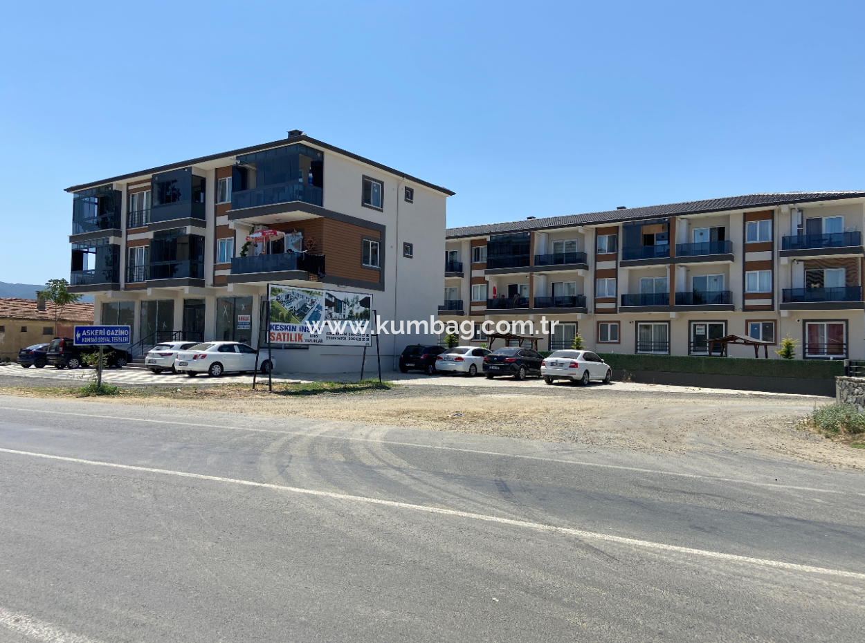 Kumbağ Ana Cadde Üzerinde Kiralik Eşyali 1+1 Daire