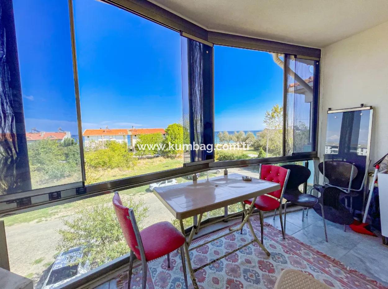 2 1 Wohnung Zum Verkauf In Kumbagh Mit Meerblick Und Grossem Balkon