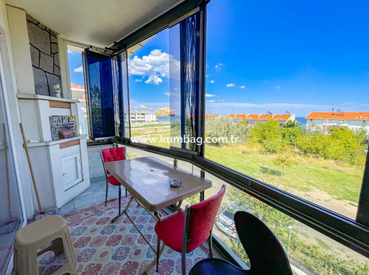 2 1 Wohnung Zum Verkauf In Kumbagh Mit Meerblick Und Grossem Balkon