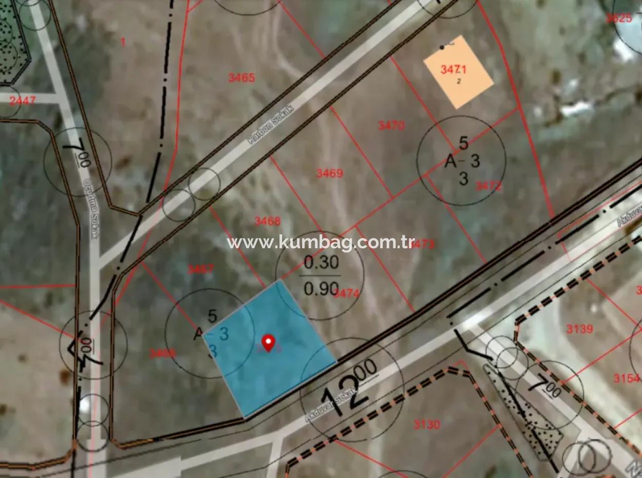 370M2 Baufertiges Grundstück Mit Aussicht In Der Wohnzone In Kumbağ