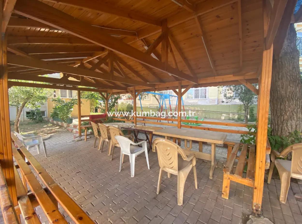 2 1 Wohnung Zum Verkauf In Einem Komplex Mit Pool Und Spielplatz In Kumbagh