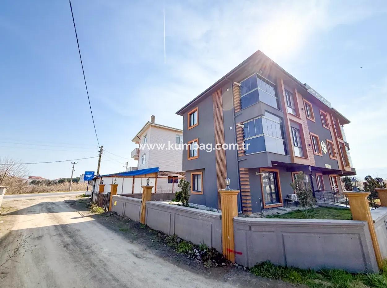 Neue Luxuriöse 2 1 Ecke Wohnung Zum Verkauf In Meernähe In Kumbağ