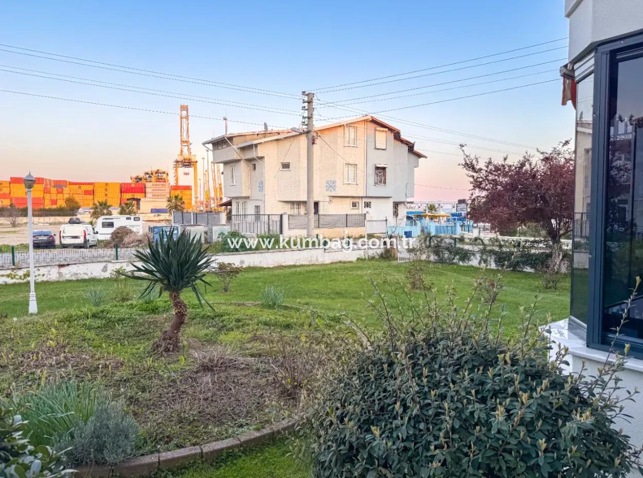 Sehr Grosse 2 1 Wohnung Zum Verkauf In Kumbağ Seafront Popular Complex
