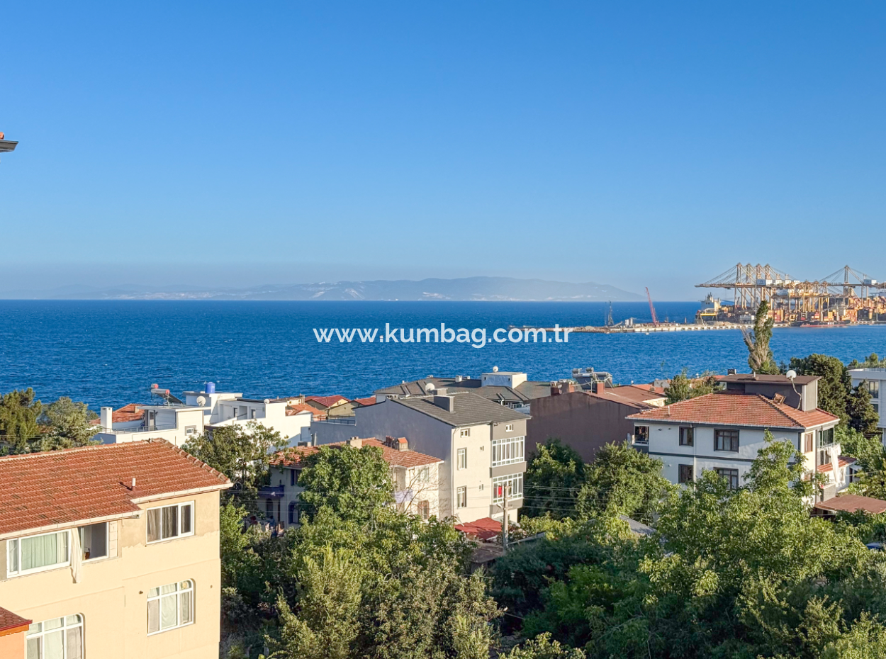 Geräumige, Luxuriöse 1 1 Wohnung Zum Verkauf In Barbaros Mit Meerblick