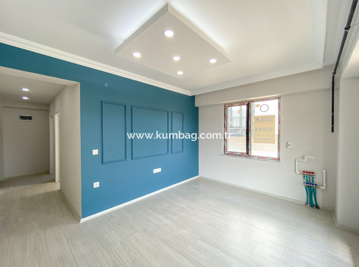 Neue Luxuriöse 2 1 Wohnung Mit Einer Siedlung Zum Verkauf Gegenüber Dem Park In Kumbağ