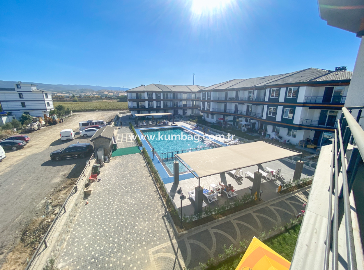 Luxus 2 1 Wohnungen Zu Vermieten In Der Nähe Des Meeres In Kumbağ Komplex Mit Pool