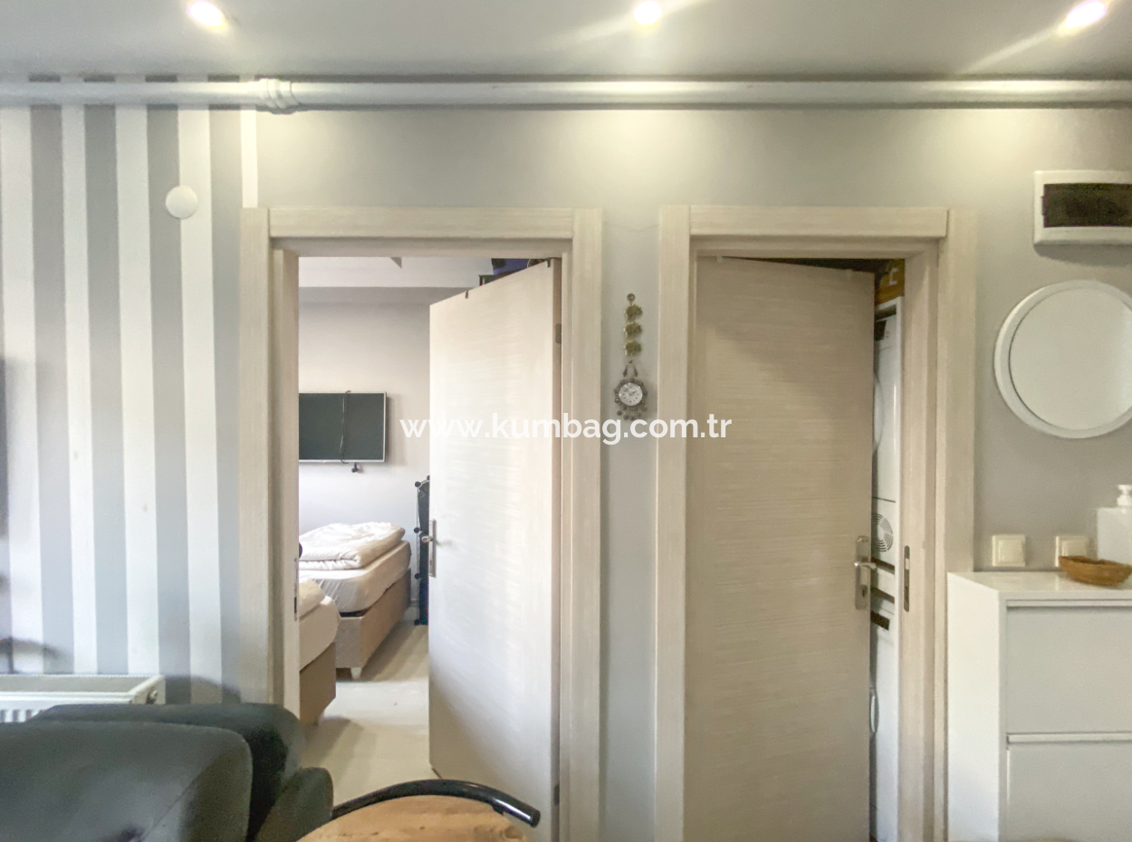 1 1 Wohnung Zu Vermieten Mit Garten Auf Einem Grundstück Mit Pool In Kumbağ