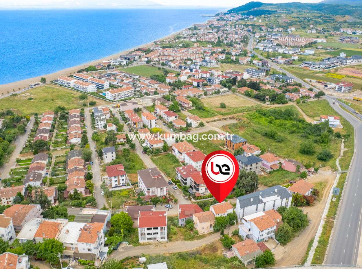 4 1 Triplex Villa Zum Verkauf Mit Grosser Terrasse Mit Meerblick In Kumbağ