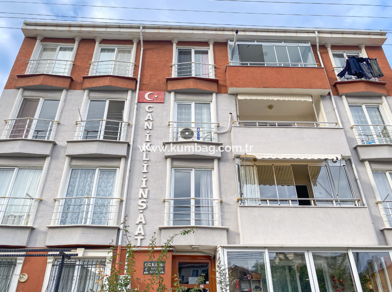 Sehr Grosse, Voll Möblierte 2 1 Wohnung Zu Vermieten Im Dorf Kumbağ