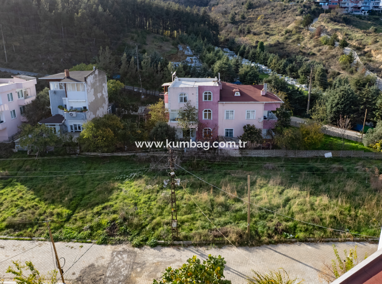 185 M² Zoniertes Grundstück Zum Verkauf An Einer Angemessenen Lage Und Bereit Zum Bau In Kumbağ