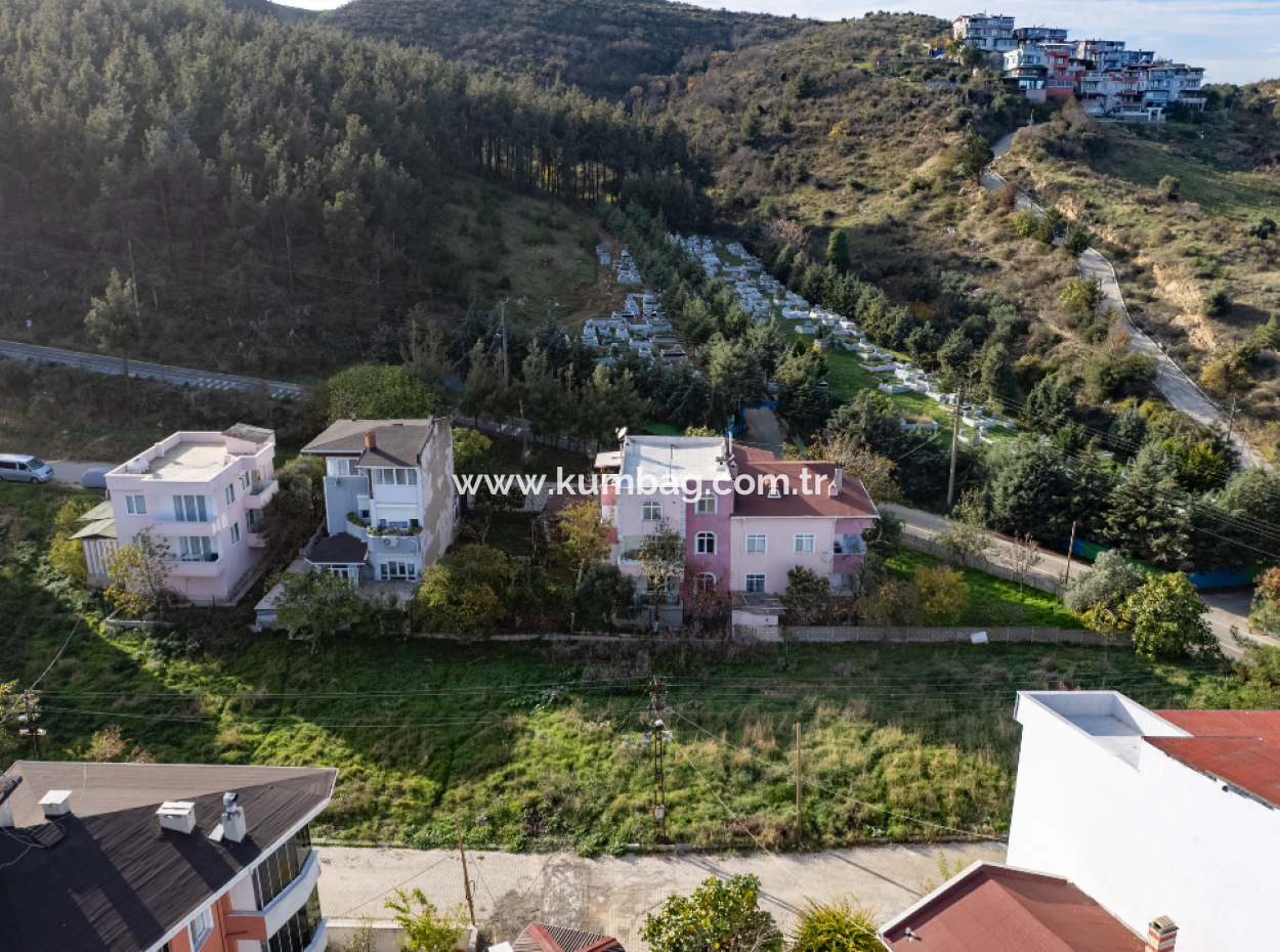 185 M² Zoniertes Grundstück Zum Verkauf An Einer Angemessenen Lage Und Bereit Zum Bau In Kumbağ