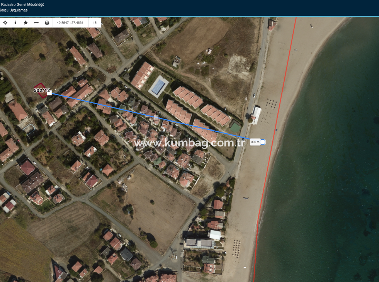 Fertiges Grundstück Zum Verkauf In Der Nähe Des Gündalstrandes In Kumbağ