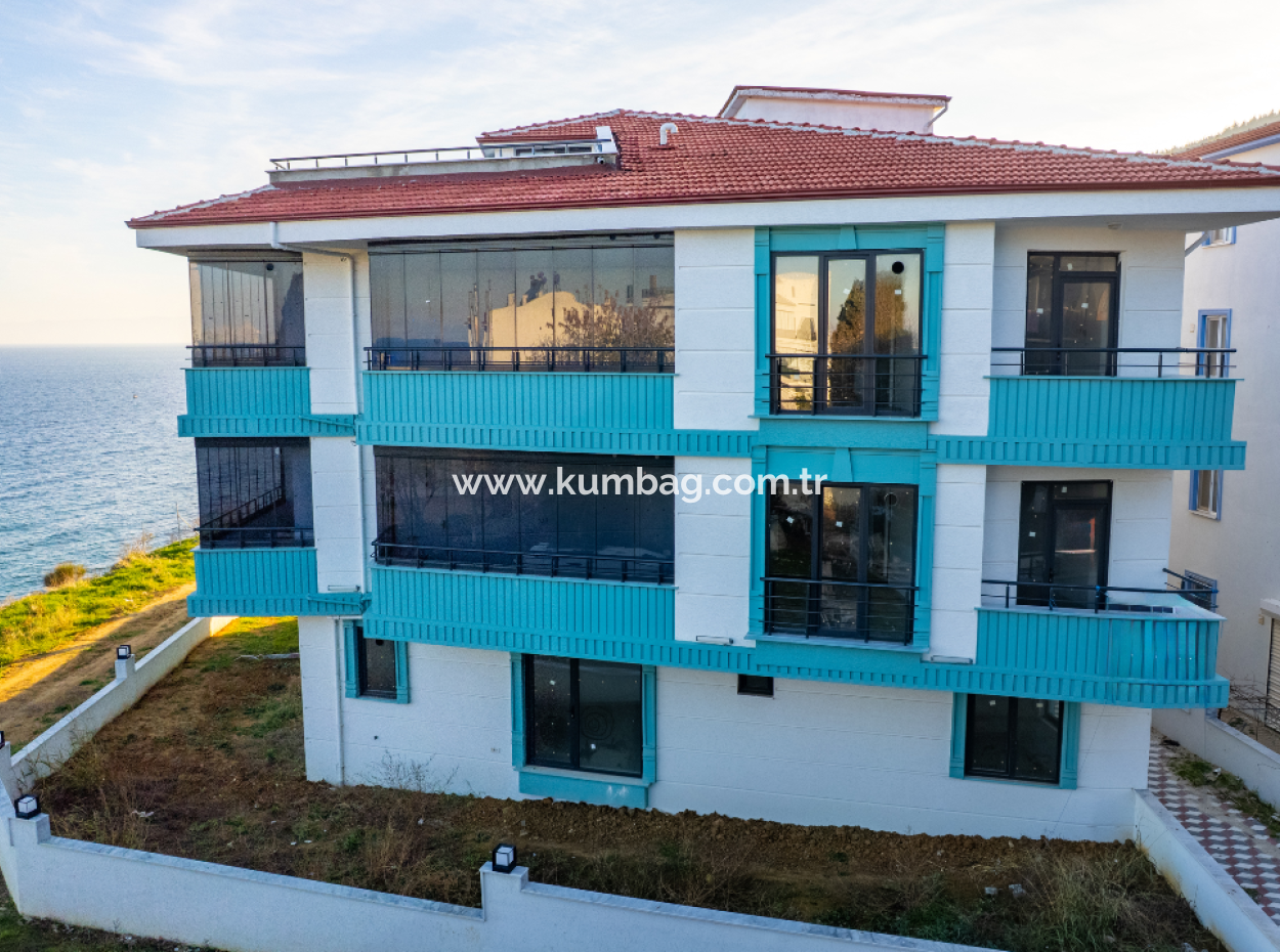 Kumbağ Panoramablick Auf Das Meer, Luxuriöse Neue 2 1 Wohnungen Zum Verkauf