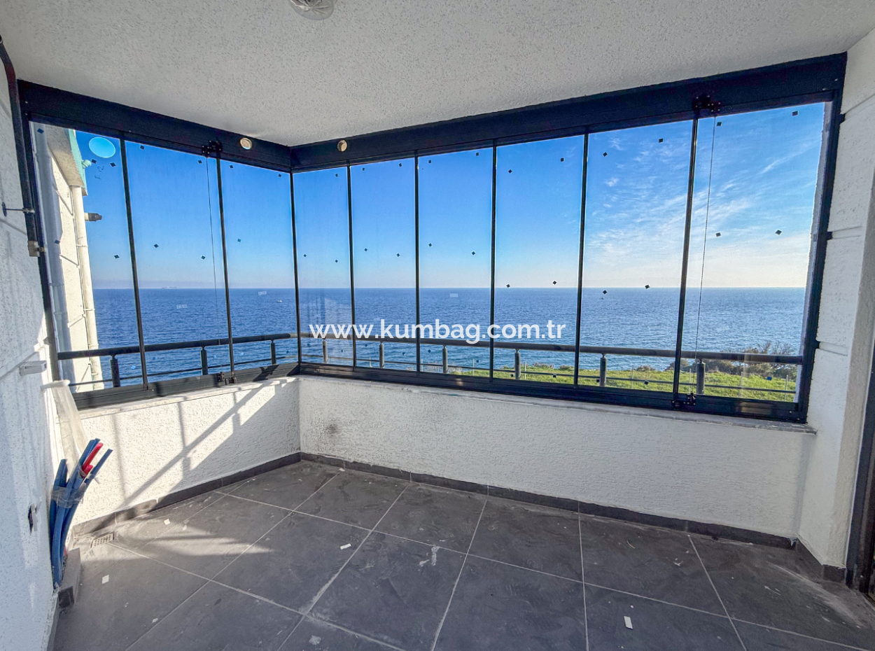 Kumbağ Panoramablick Auf Das Meer, Luxuriöse Neue 2 1 Wohnungen Zum Verkauf