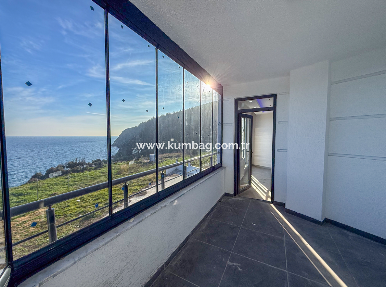 Kumbağ Panoramablick Auf Das Meer, Luxuriöse Neue 2 1 Wohnungen Zum Verkauf