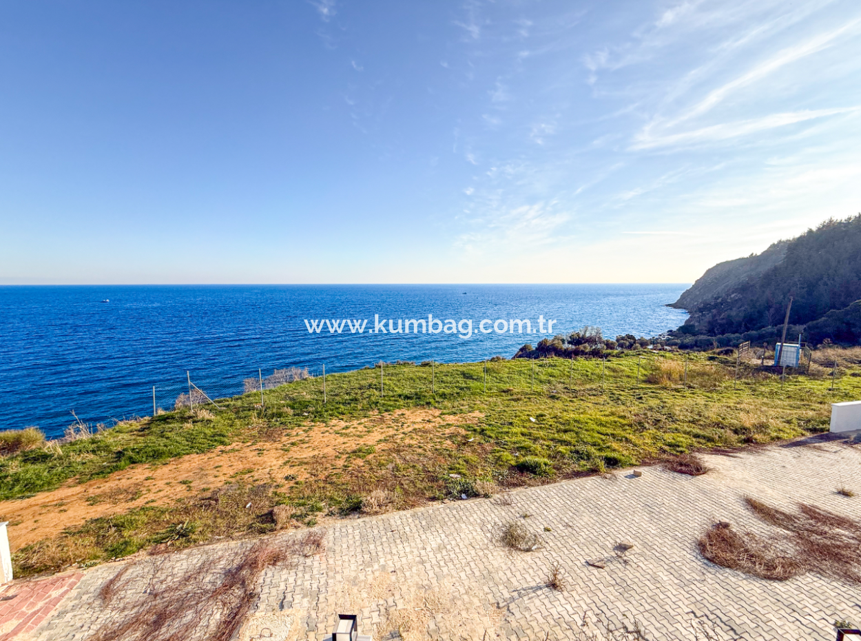 Kumbağ Panoramablick Auf Das Meer, Luxuriöse Neue 2 1 Wohnungen Zum Verkauf
