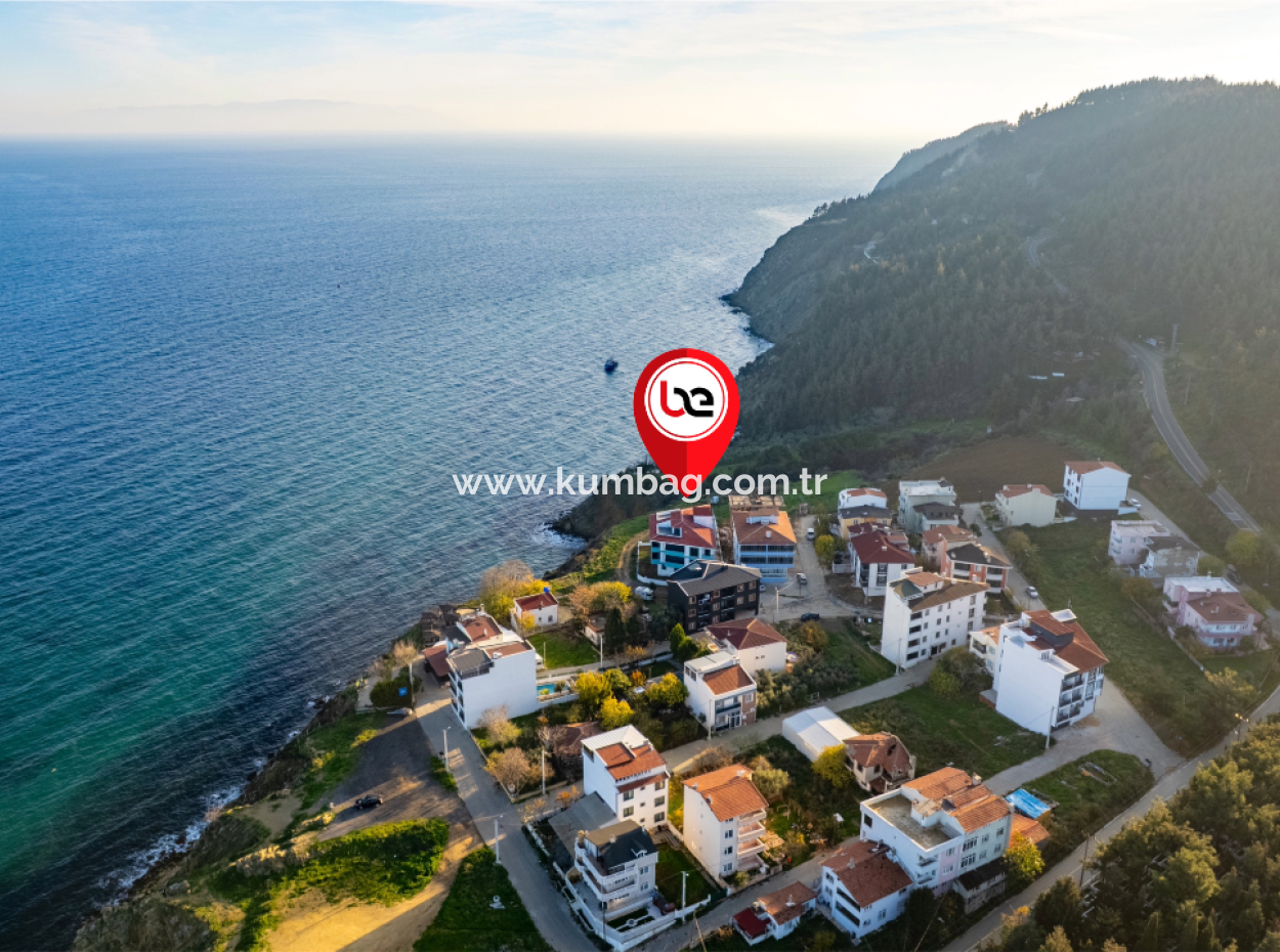 Kumbağ Panoramablick Auf Den Garten Mit Meerblick Neue 11-Wohnung Zum Verkauf