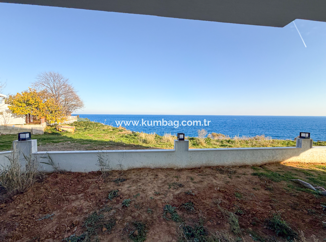 Kumbağ Panoramablick Auf Den Garten Mit Meerblick Neue 11-Wohnung Zum Verkauf