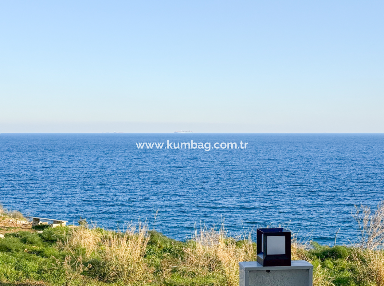 Kumbağ Panoramablick Auf Den Garten Mit Meerblick Neue 11-Wohnung Zum Verkauf