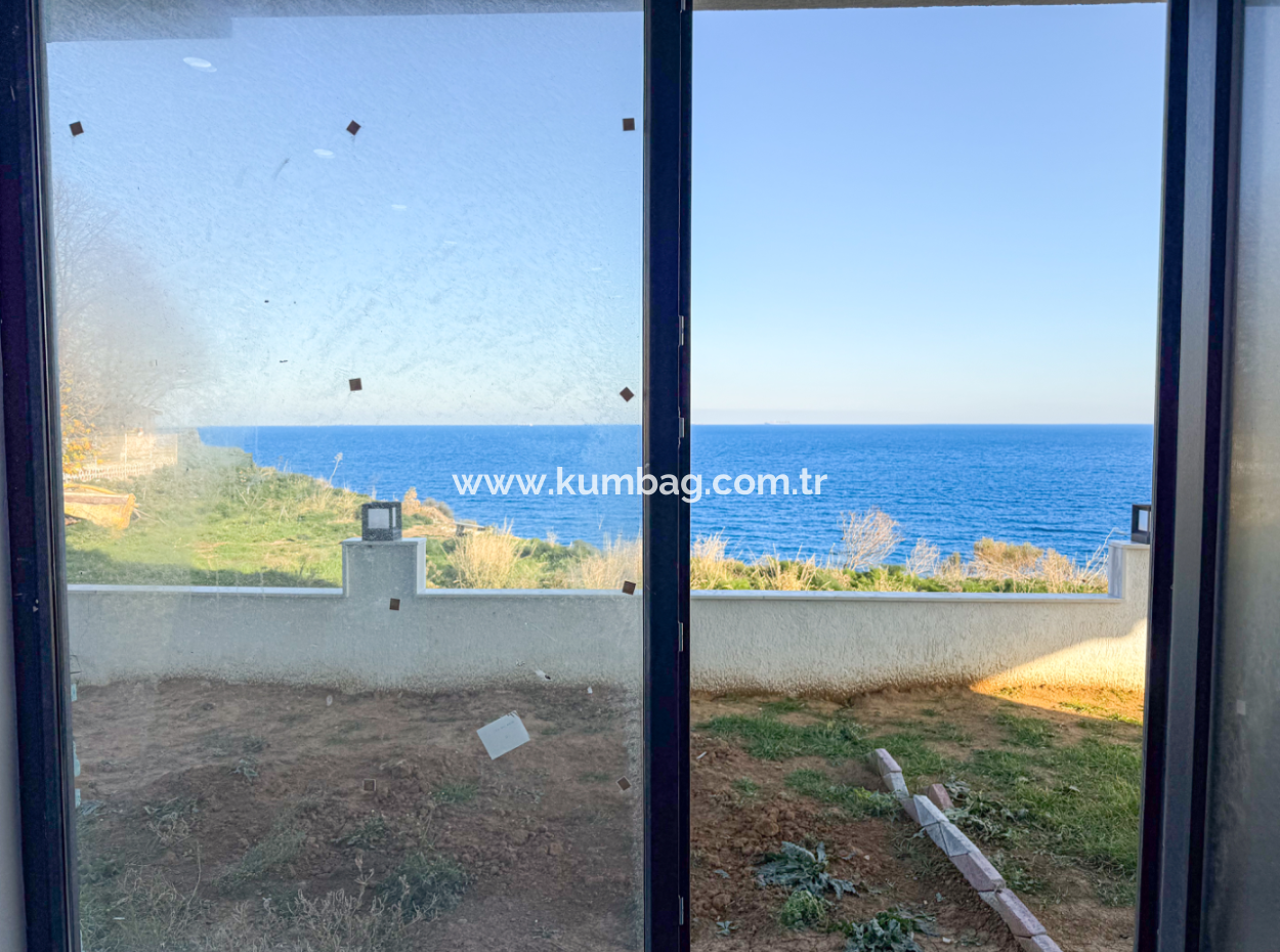 Kumbağ Panoramablick Auf Den Garten Mit Meerblick Neue 11-Wohnung Zum Verkauf