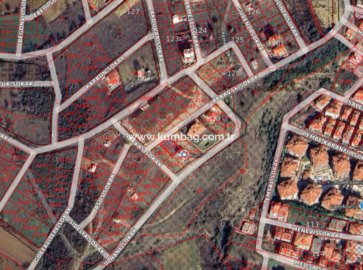 Fertiges Grundstück Mit Meerblick 275 M² Wohngebiet In Kumbağ