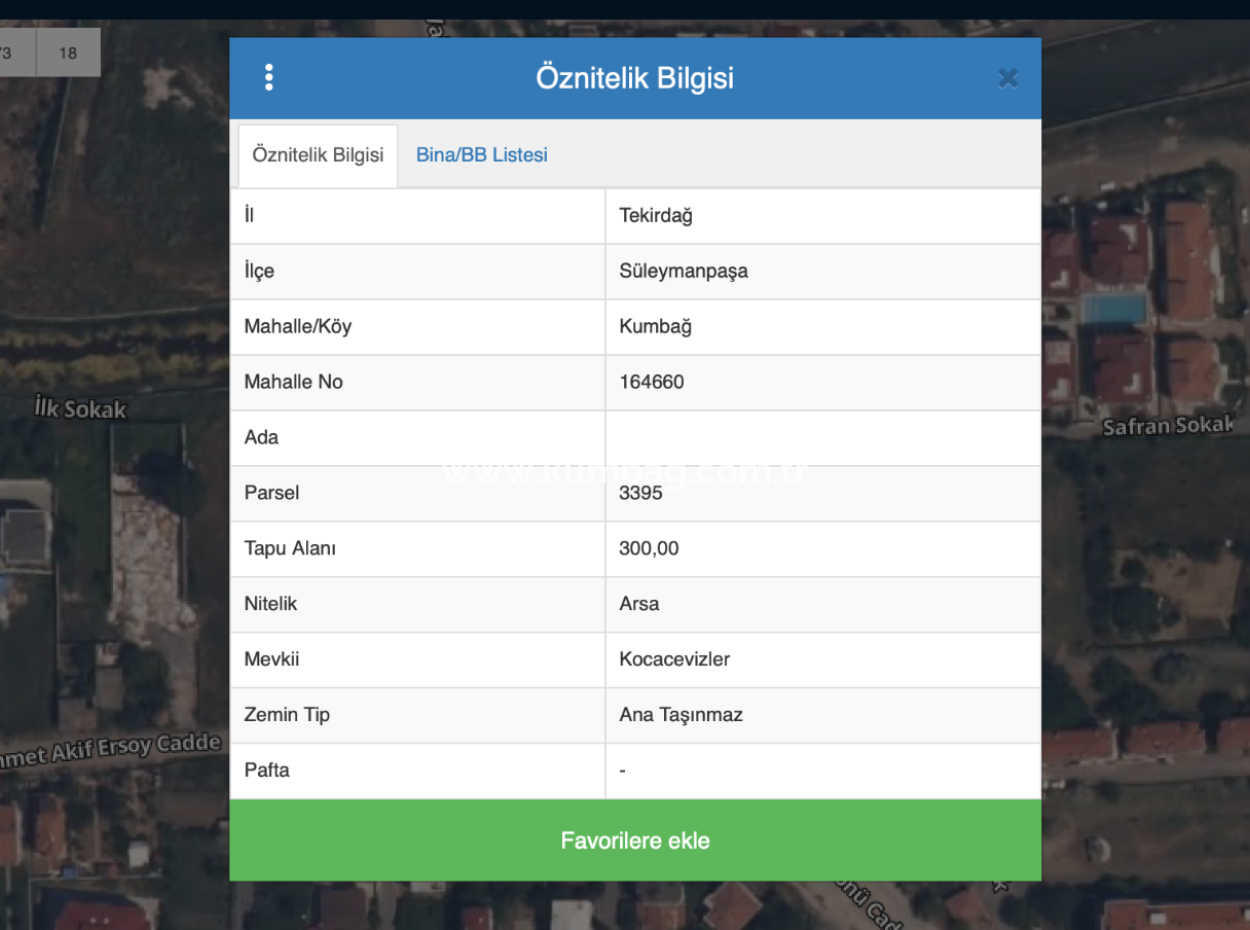 4-Stöckiges Wohngrundstück Zum Verkauf In Kumbağ