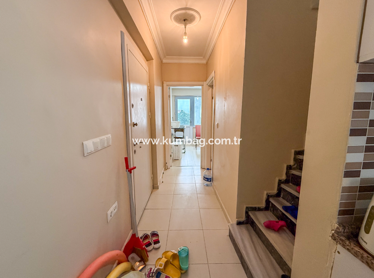 3 1 Duplex Zum Verkauf Mit Terrasse Und Doppelbalkon Im Zentrum Von Kumbağ