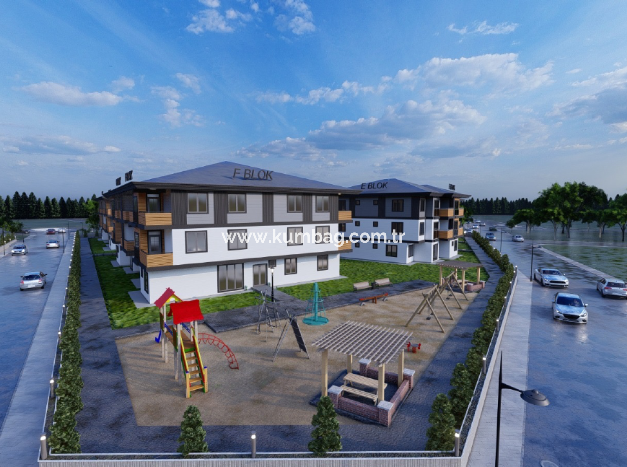 2 1 Duplex-Wohnungen Zum Verkauf Im Ova Kent 2 Komplex Mit Luxuspool In Kumbağ