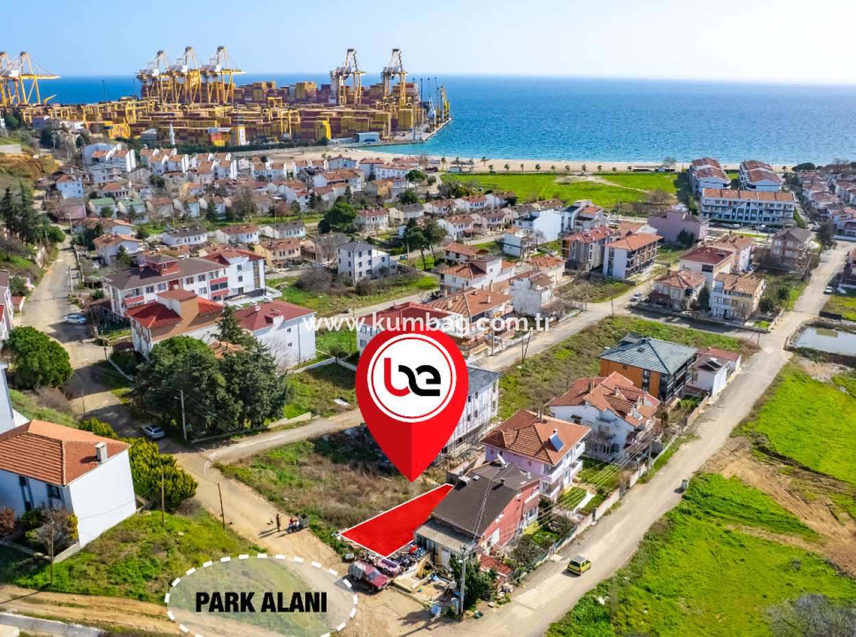 185 M2 Block Bestellt Grundstück Zum Verkauf In Kumbağ, Nahe Dem Strand Von Gündal,