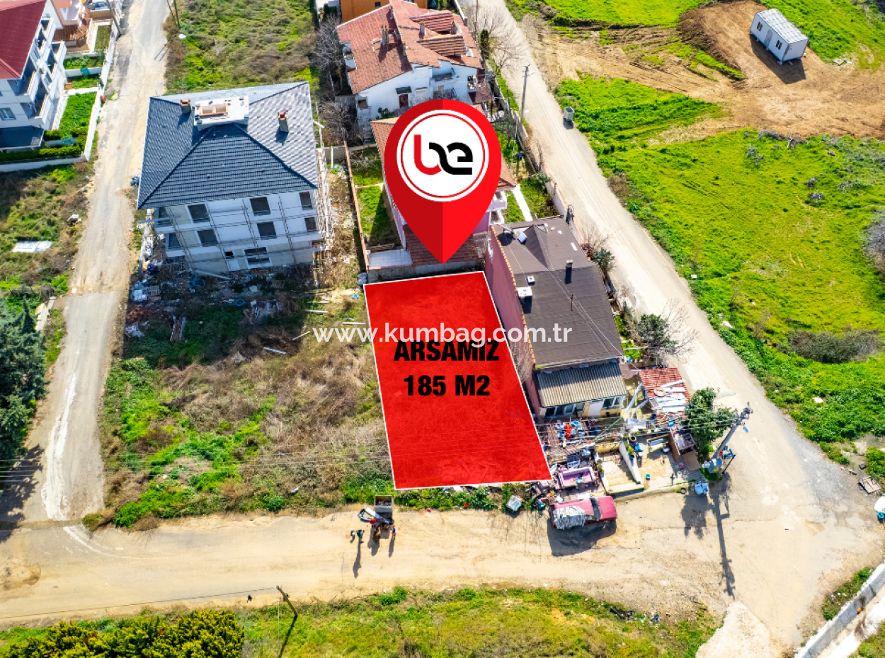 185 M2 Block Bestellt Grundstück Zum Verkauf In Kumbağ, Nahe Dem Strand Von Gündal,