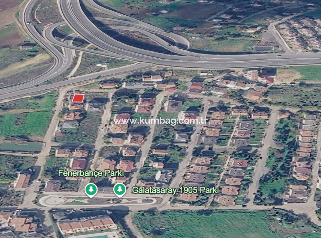 185 M2 Block Bestellt Grundstück Zum Verkauf In Kumbağ, Nahe Dem Strand Von Gündal,