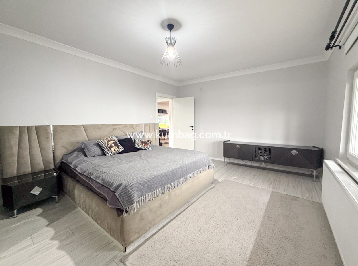 3 1 Duplex-Villa Zum Verkauf In Kumbağ Mit Panoramablick Auf Das Meer