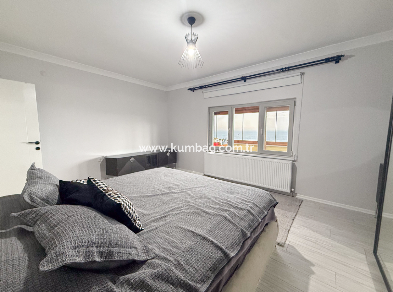 3 1 Duplex-Villa Zum Verkauf In Kumbağ Mit Panoramablick Auf Das Meer