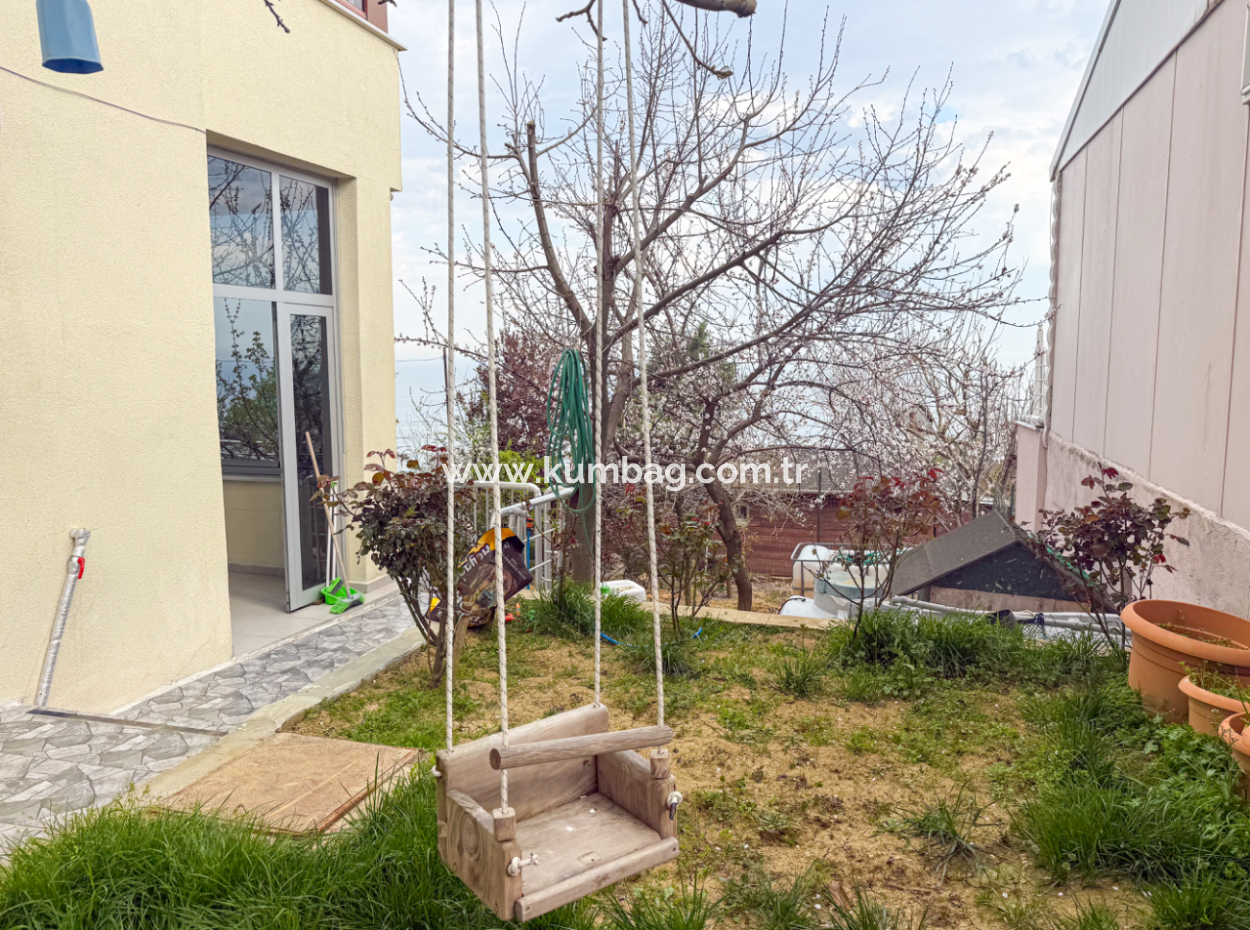 3 1 Duplex-Villa Zum Verkauf In Kumbağ Mit Panoramablick Auf Das Meer