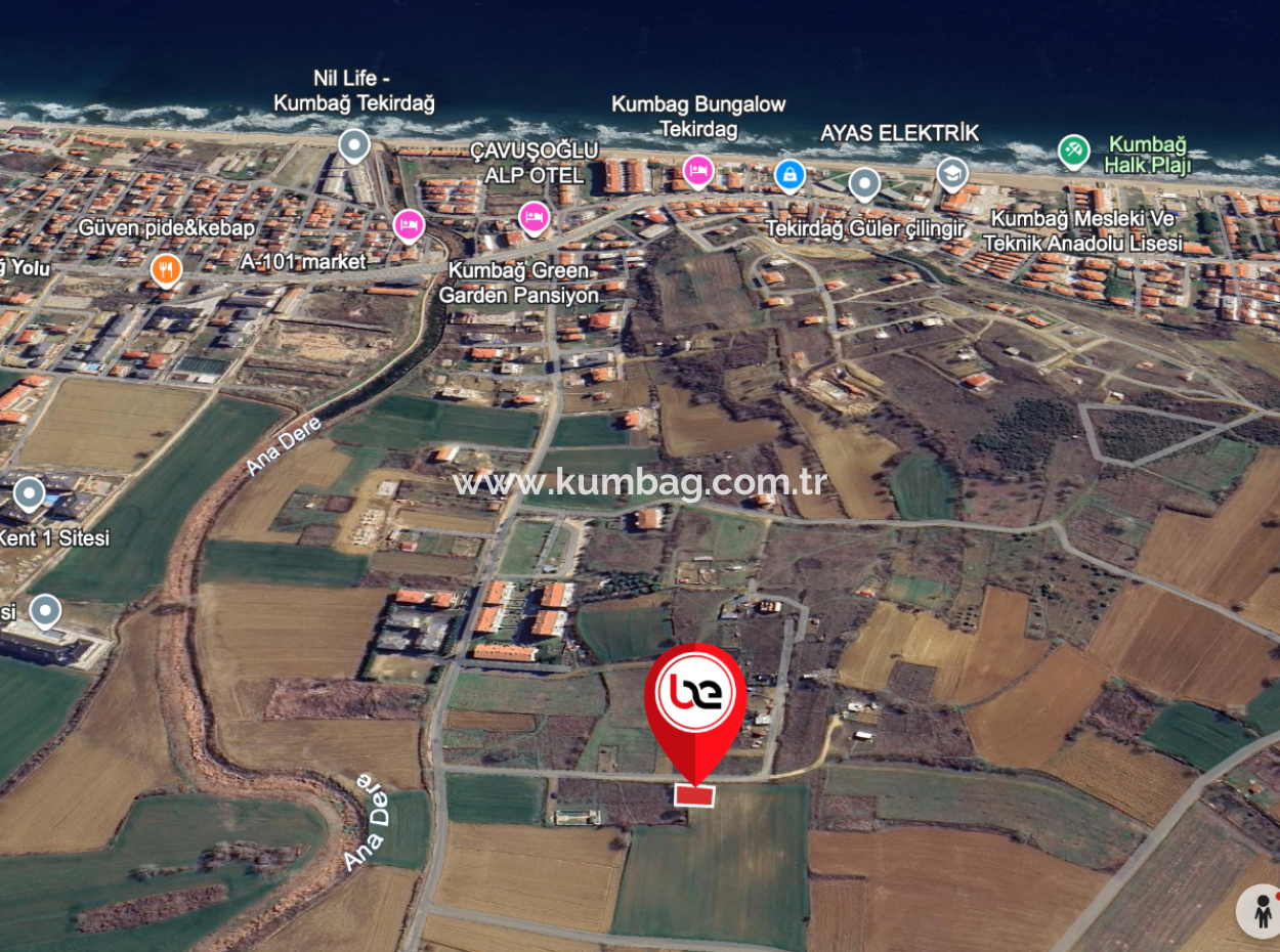 Grundstück Zum Verkauf Mit Einer Wohnzonierung Von 392 M² In Einer Sich Schnell Entwickelnden Region In Kumbağ