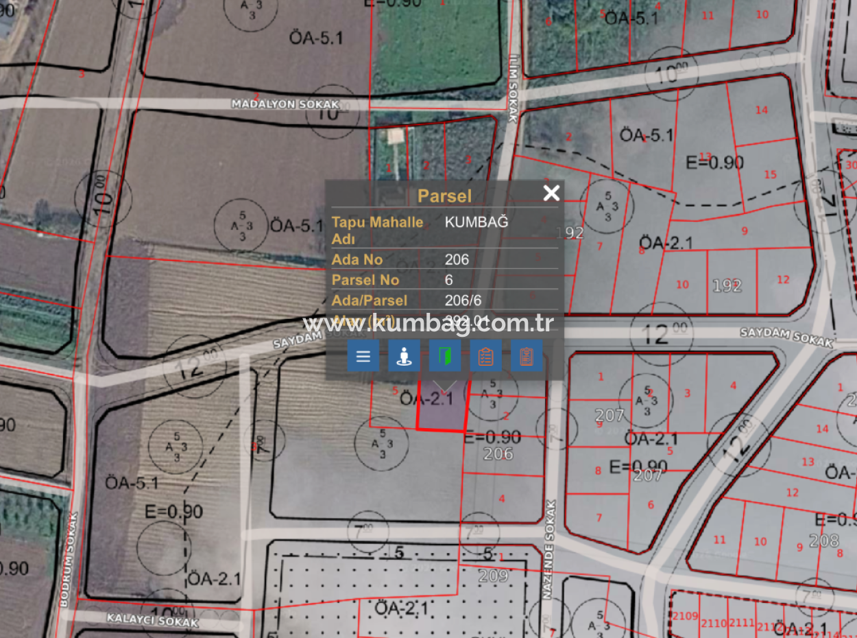 Grundstück Zum Verkauf Mit Einer Wohnzonierung Von 392 M² In Einer Sich Schnell Entwickelnden Region In Kumbağ