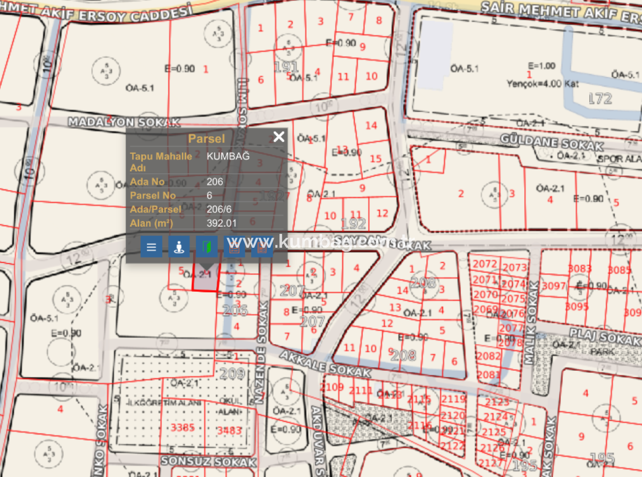 Grundstück Zum Verkauf Mit Einer Wohnzonierung Von 392 M² In Einer Sich Schnell Entwickelnden Region In Kumbağ