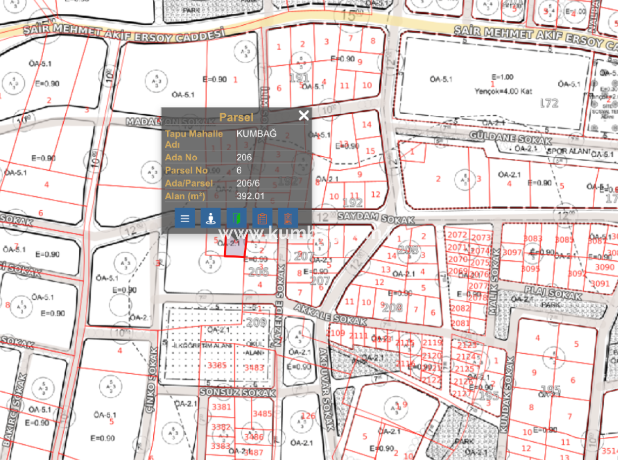 Grundstück Zum Verkauf Mit Einer Wohnzonierung Von 392 M² In Einer Sich Schnell Entwickelnden Region In Kumbağ