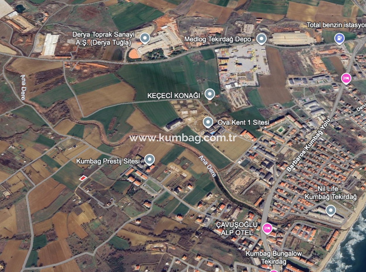 Grundstück Zum Verkauf Mit Einer Wohnzonierung Von 392 M² In Einer Sich Schnell Entwickelnden Region In Kumbağ