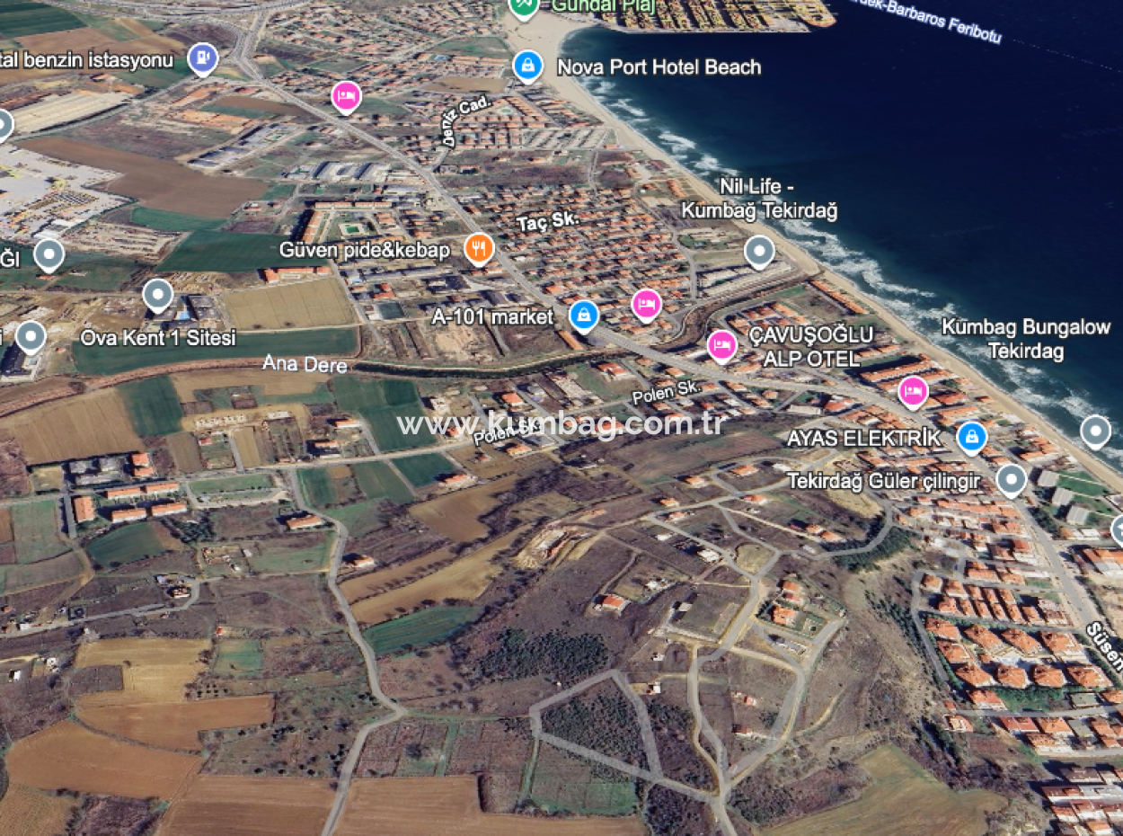 Grundstück Zum Verkauf Mit Einer Wohnzonierung Von 392 M² In Einer Sich Schnell Entwickelnden Region In Kumbağ