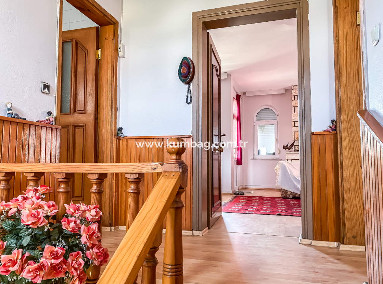 Triplex 4 1 Villa Zum Verkauf Mit Steinverkleidung Am Meer, In Kumbağ