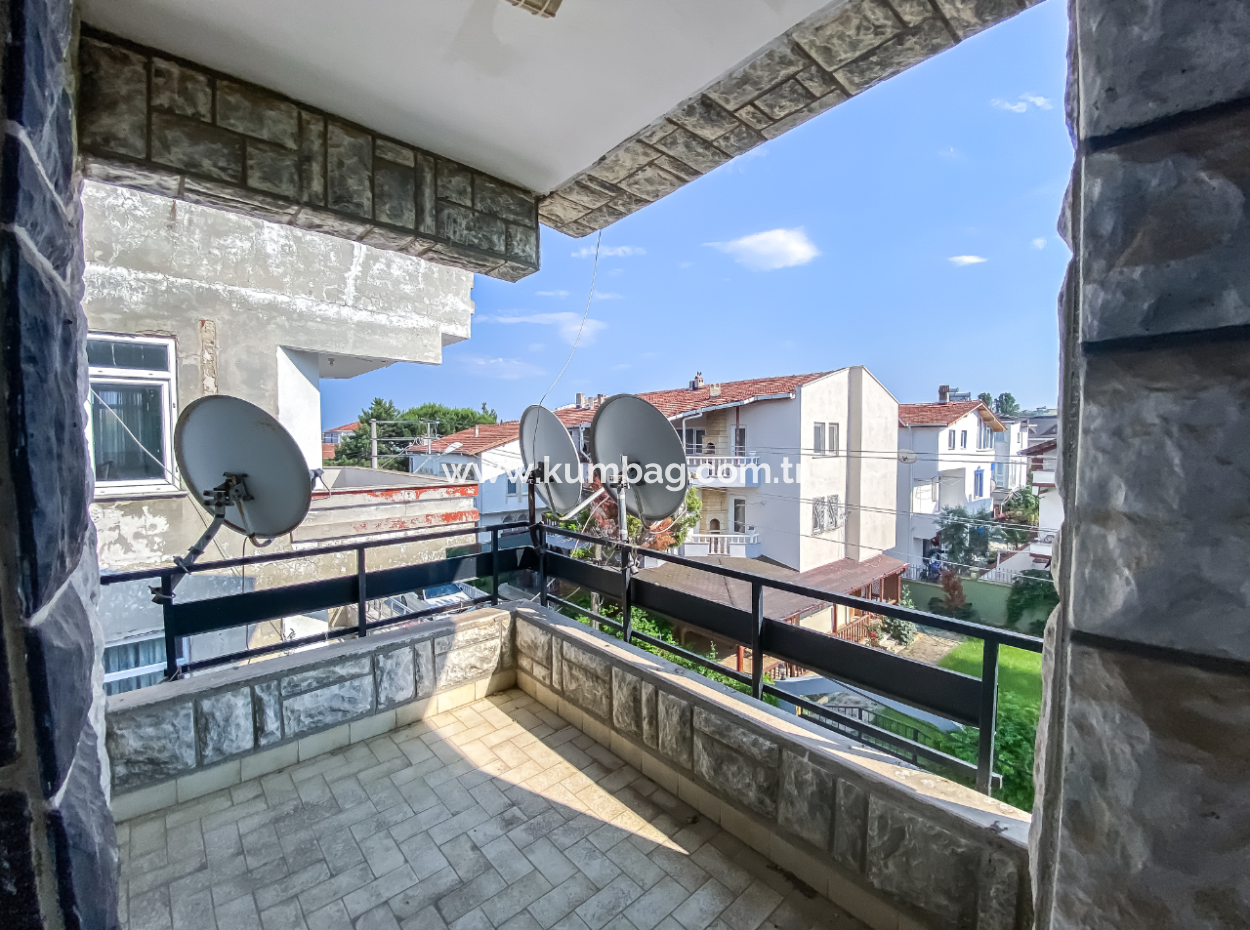 Triplex 4 1 Villa Zum Verkauf Mit Steinverkleidung Am Meer, In Kumbağ