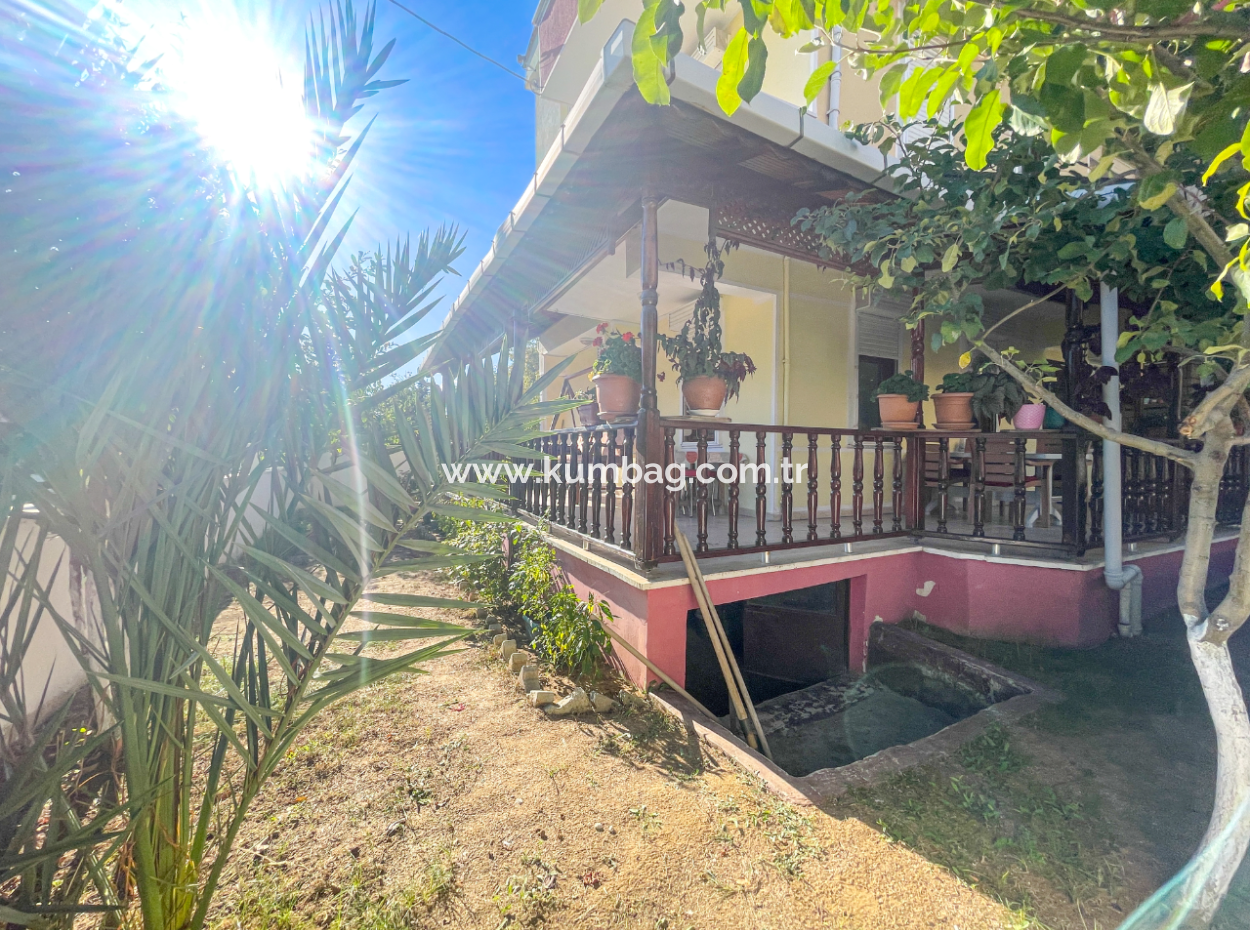 Kumbağ Triplex Zum Verkauf Mit Gartensiedlung Nahe Dem Meer 4 1 Villa