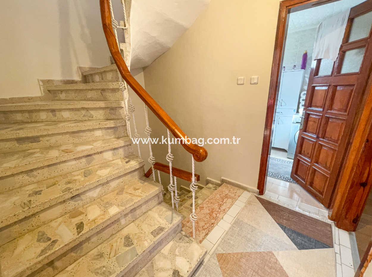 Kumbağ Triplex Zum Verkauf Mit Gartensiedlung Nahe Dem Meer 4 1 Villa