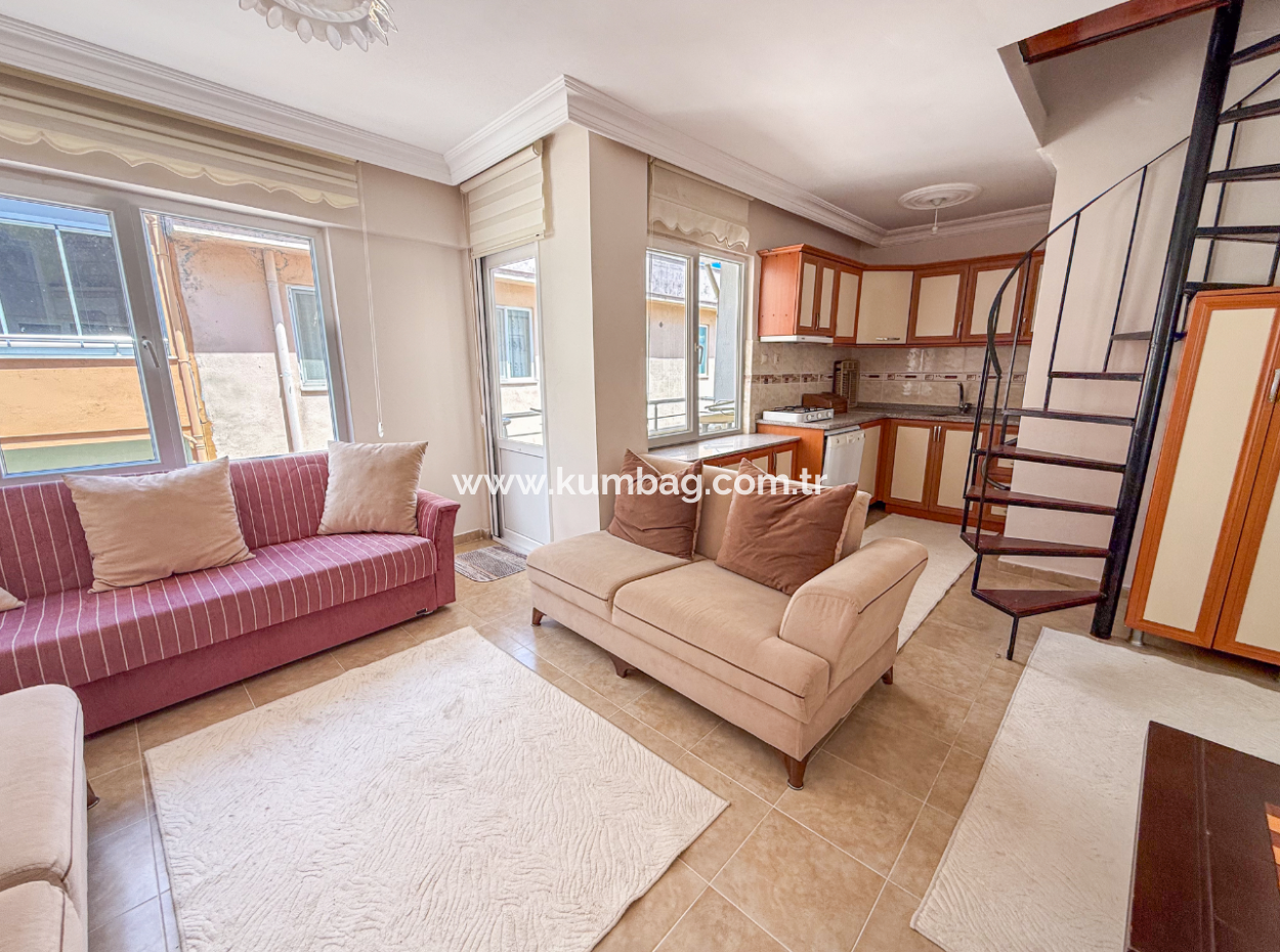 2 1 Wohnungen Zum Verkauf Mit Meerblick-Duplex-Reihen In Der Zentralen Lage Von Kumbağ