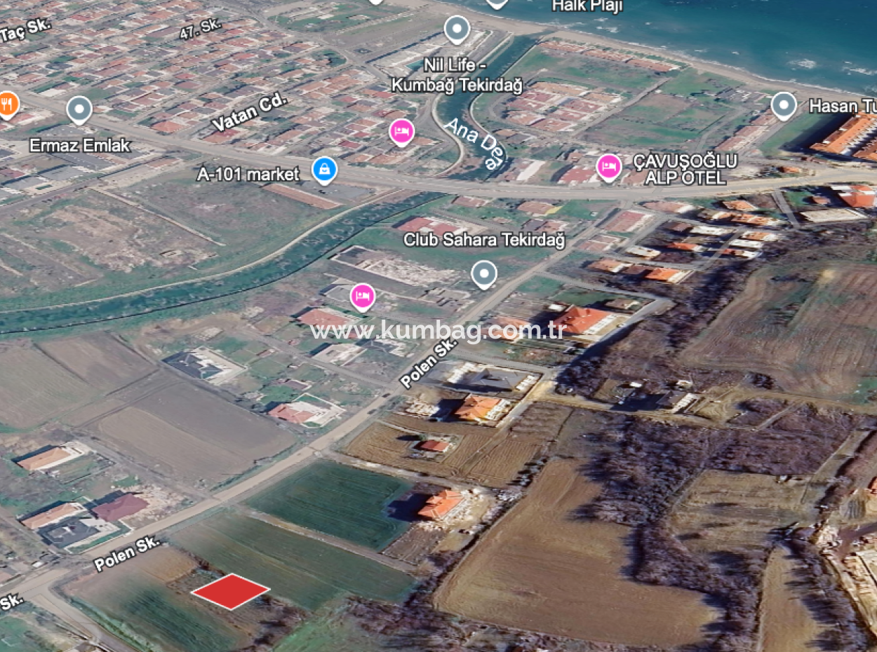 Grundstück Zum Verkauf Mit Einer Wohnzone Von 308 M² In Einer Sich Schnell Entwickelnden Region In Kumbağ