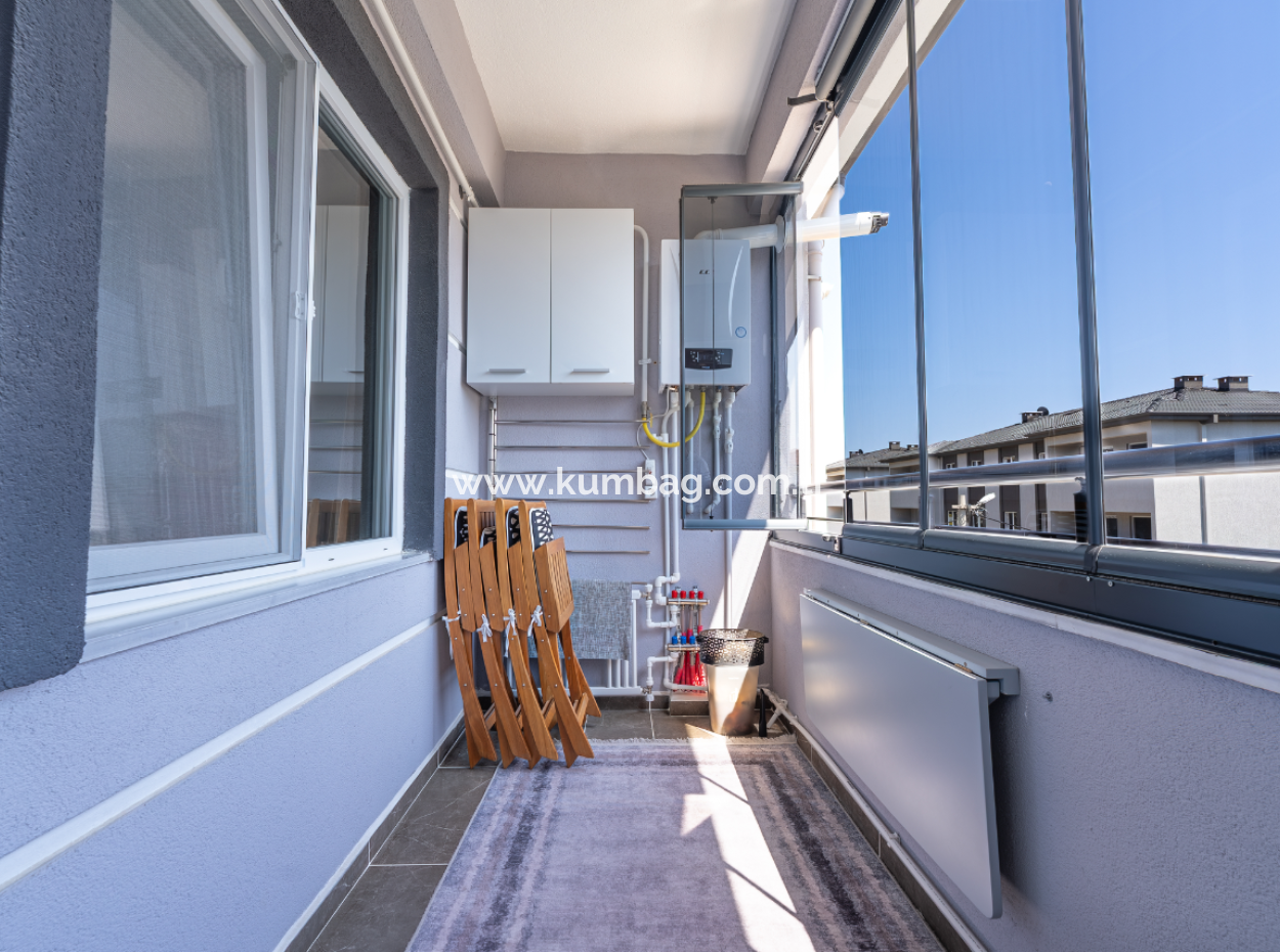 1 1 Wohnung Zum Verkauf In Einem Neuen Gebäude Mit Siedlung In Kumbağ, Nahe Der Strasse