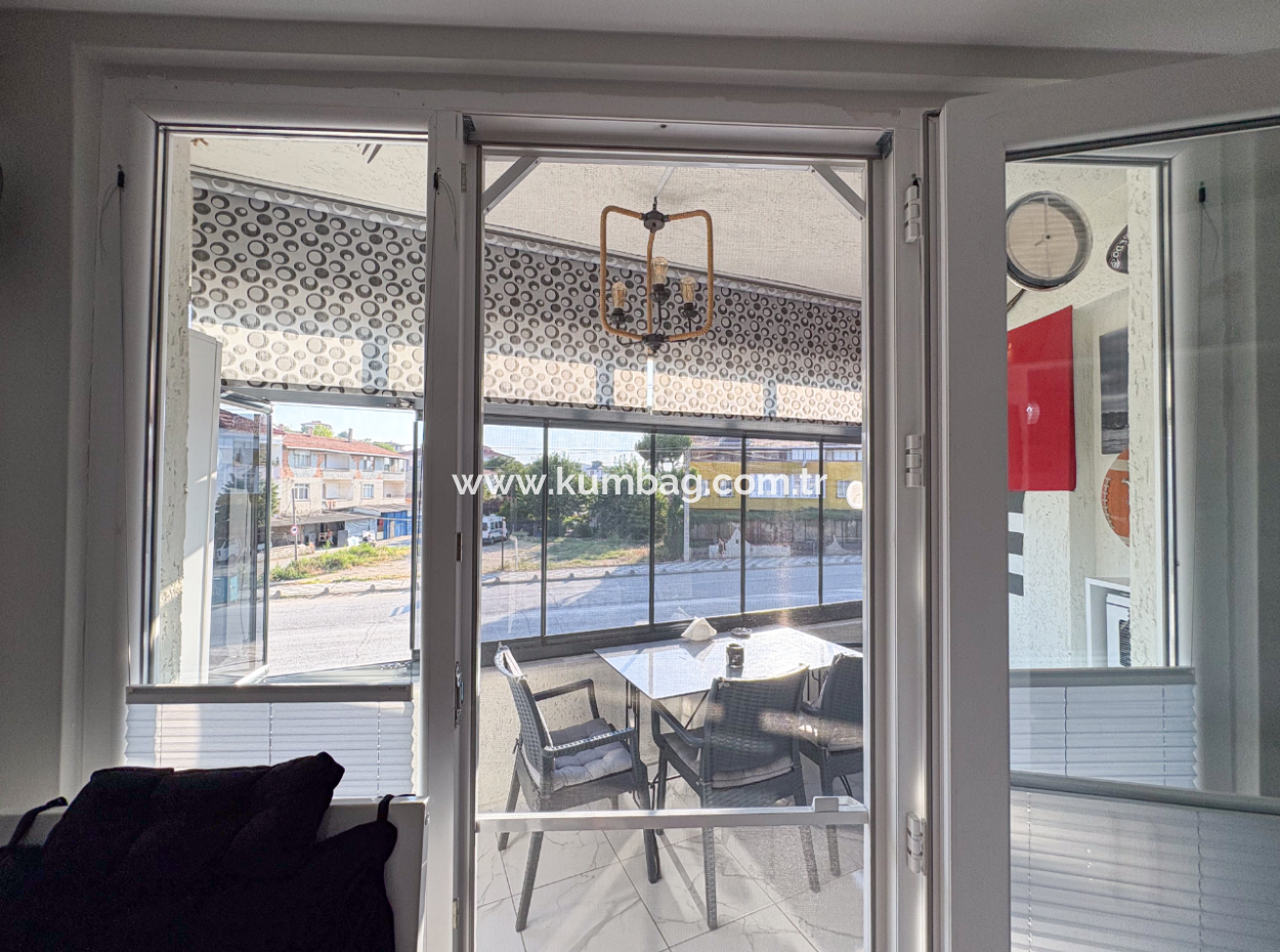 1 1 Wohnung Zum Verkauf In Einem Neuen Gebäude Mit Siedlung In Kumbağ, Möbliert In Der Strasse