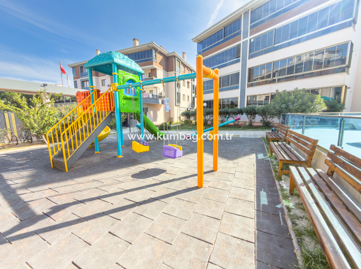 2 1 Wohnungen Zum Verkauf In Kumbağ Doğapark Häuser Mit Poolfassade Möbliert Möbliert