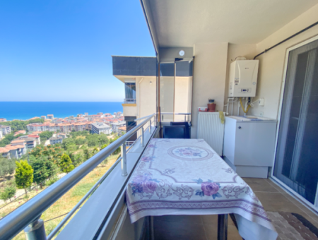Möbliert 2 1 Wohnung Zum Verkauf Mit Meerblick Pool In Kumbag